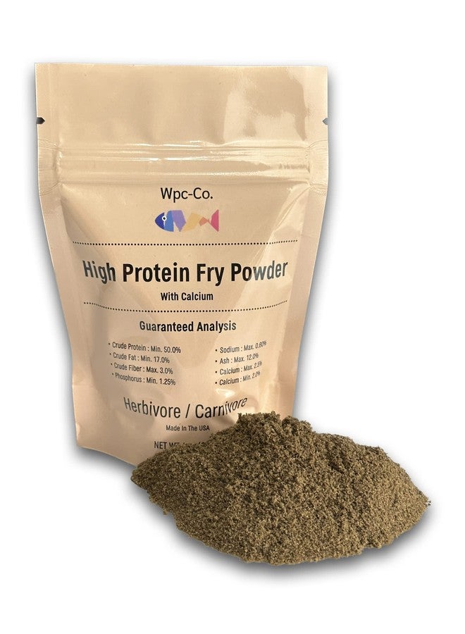 Wpc-Co. Baby Fish Food - Aquarium Fish Fry Food High in Protein - Tropical Fry Food with Calcium - Powdered Food for Omnivore and Carnivore Newborn Fish, Shrimp and Snails - Image 1